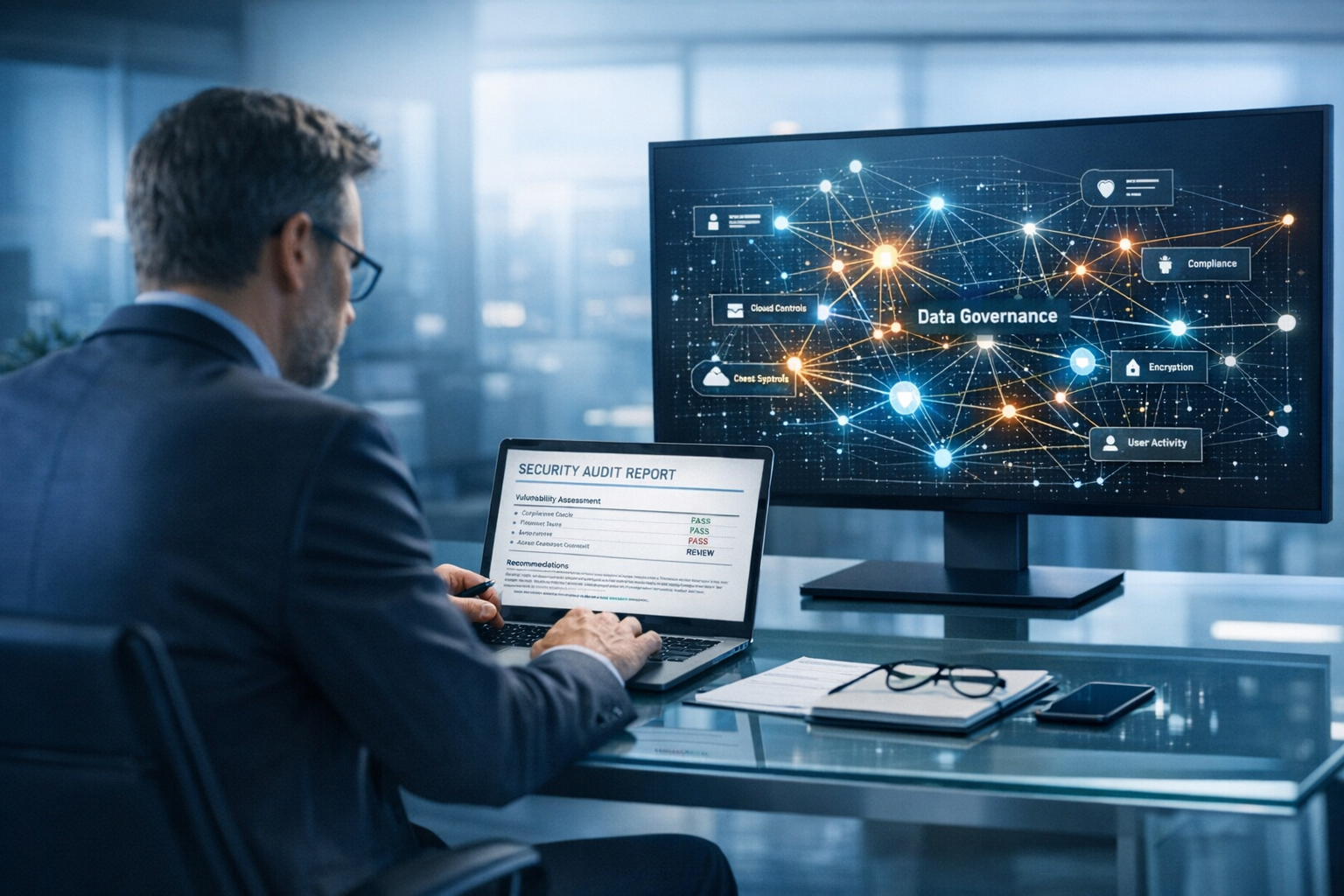 AI-generated featured image for Beyond the Buzzwords: A Practical Guide to Running an M365 AI Readiness Assessment
