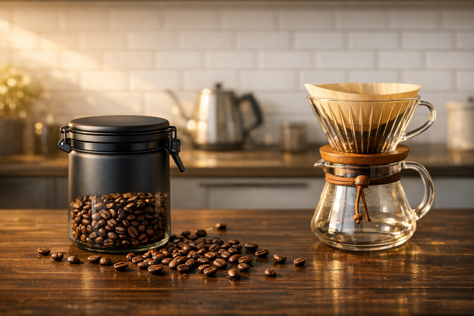 AI-generated featured image for The Complete Specialty Coffee Storage & Freshness Guide: How to Keep Beans Peak-Fresh at Home