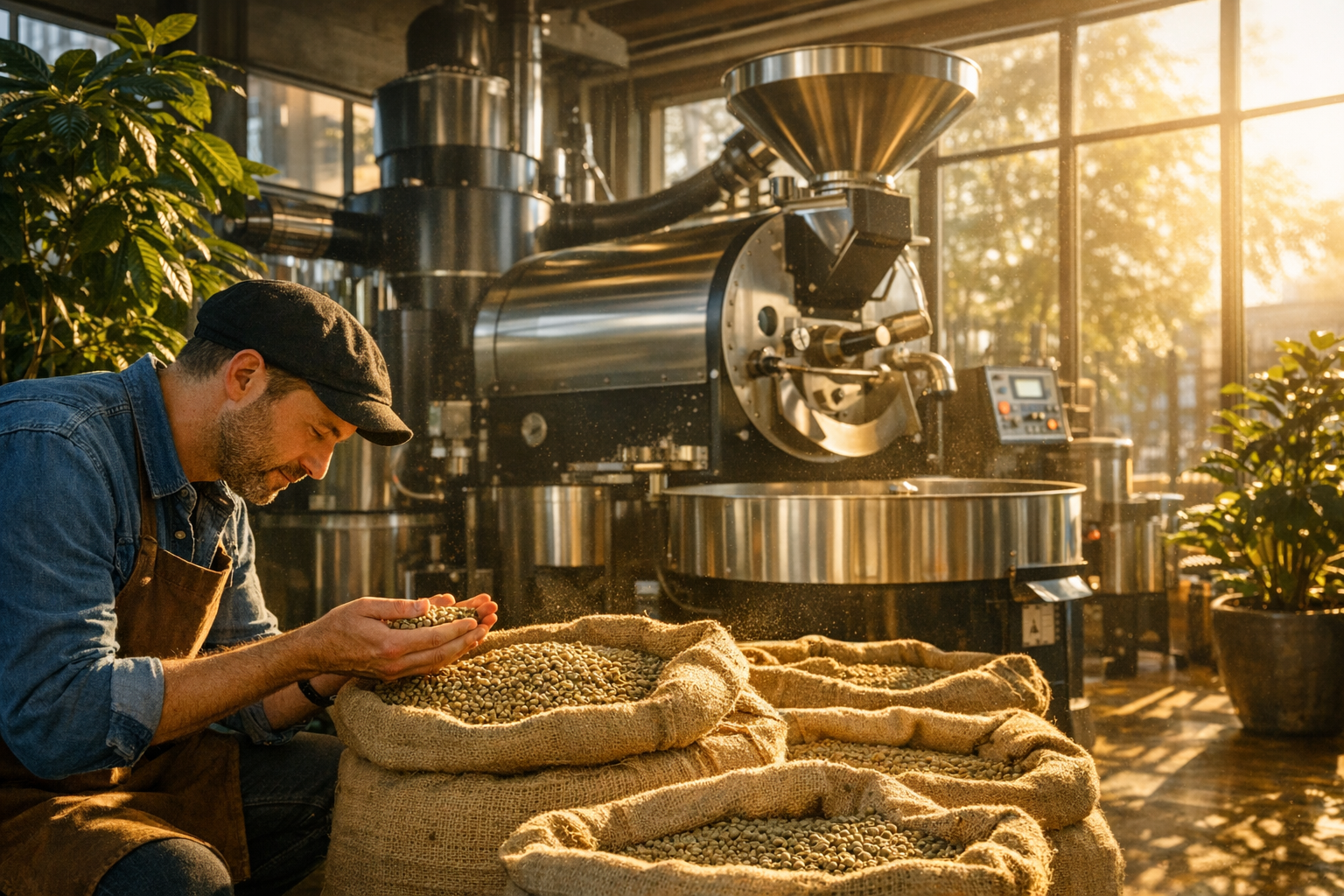 AI-generated featured image for Why B Corp Certification Matters in Coffee: How Certified Roasters Protect People & Planet