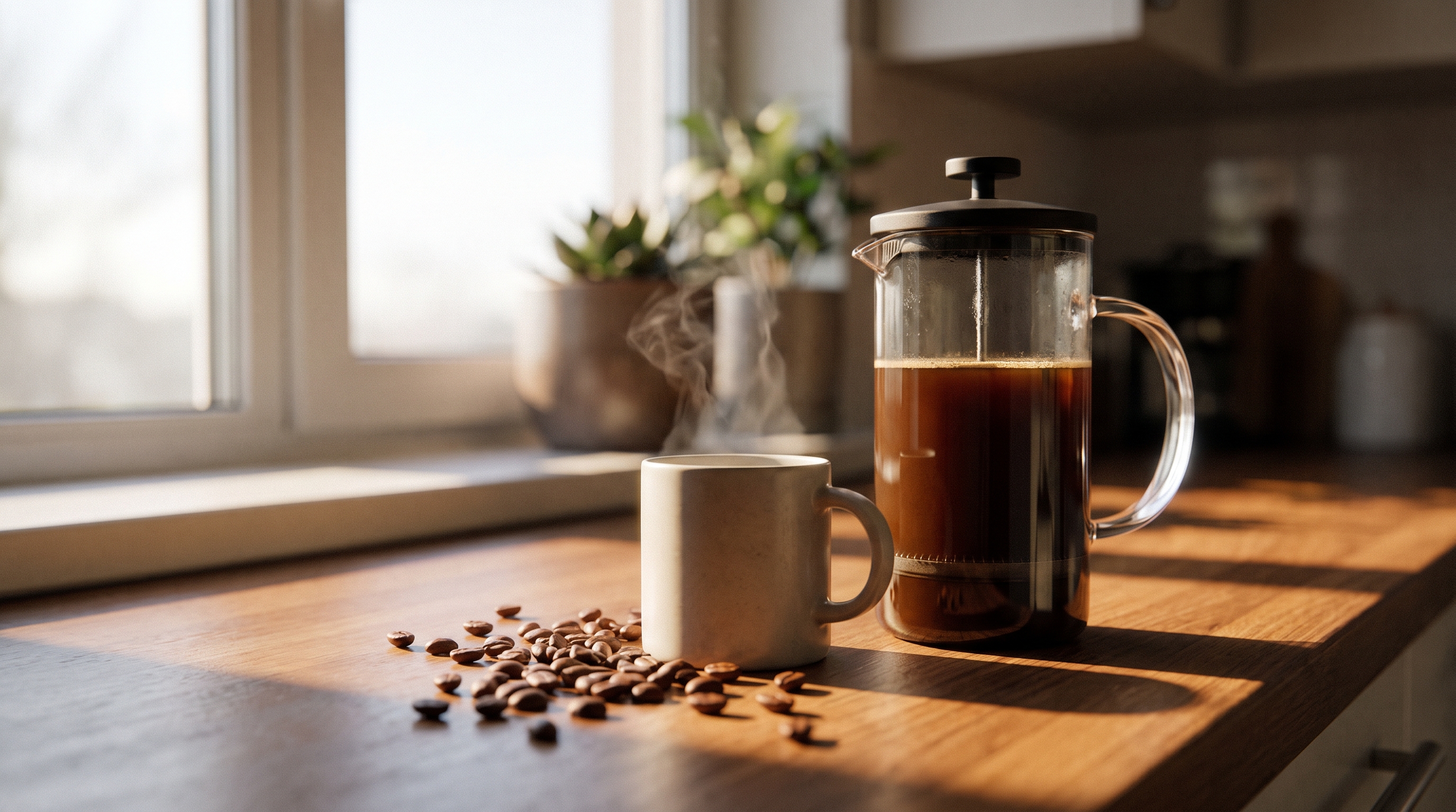 AI-generated featured image for How to Make Cafe-Quality Coffee at Home Without Buying Expensive Gear